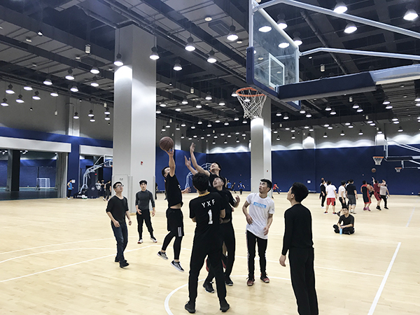 201915vip太阳集团环保工会篮球活动