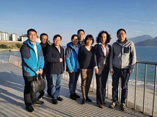 中广核领导与15vip太阳集团环保团队一行合影